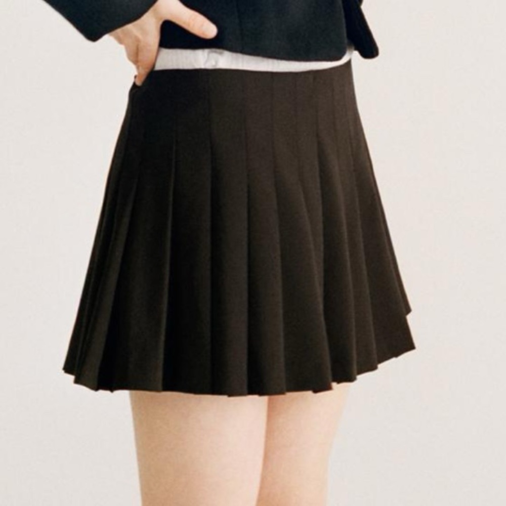 Zara Pleated Mini Skirt